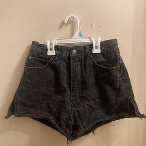 Forever 21 Black Denim Jean Shorts